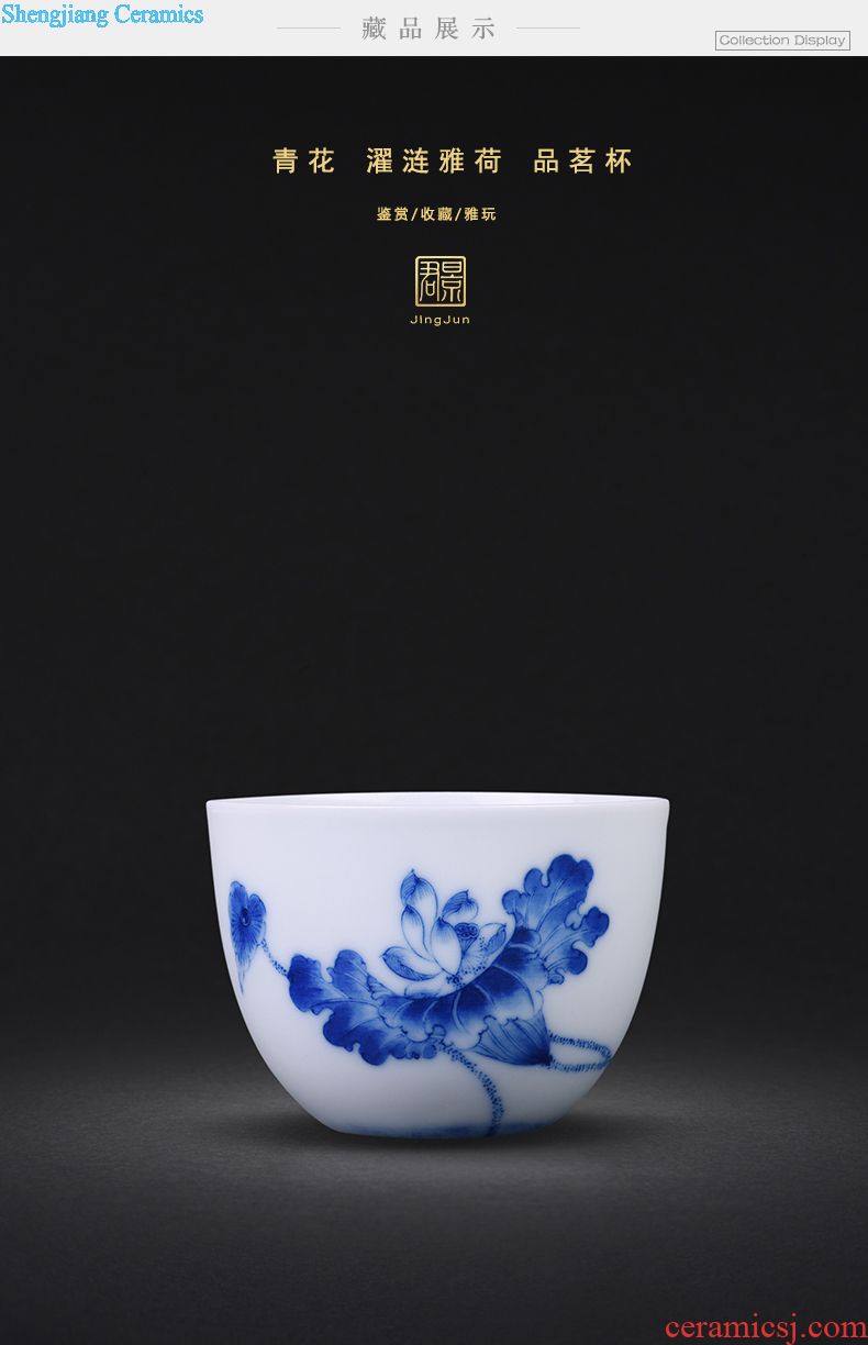 Jingdezhen hand-painted powder enamel vase furnishing articles flower arranging master porcelain ceramic vase sitting room adornment live long and prosper of the reward bottle