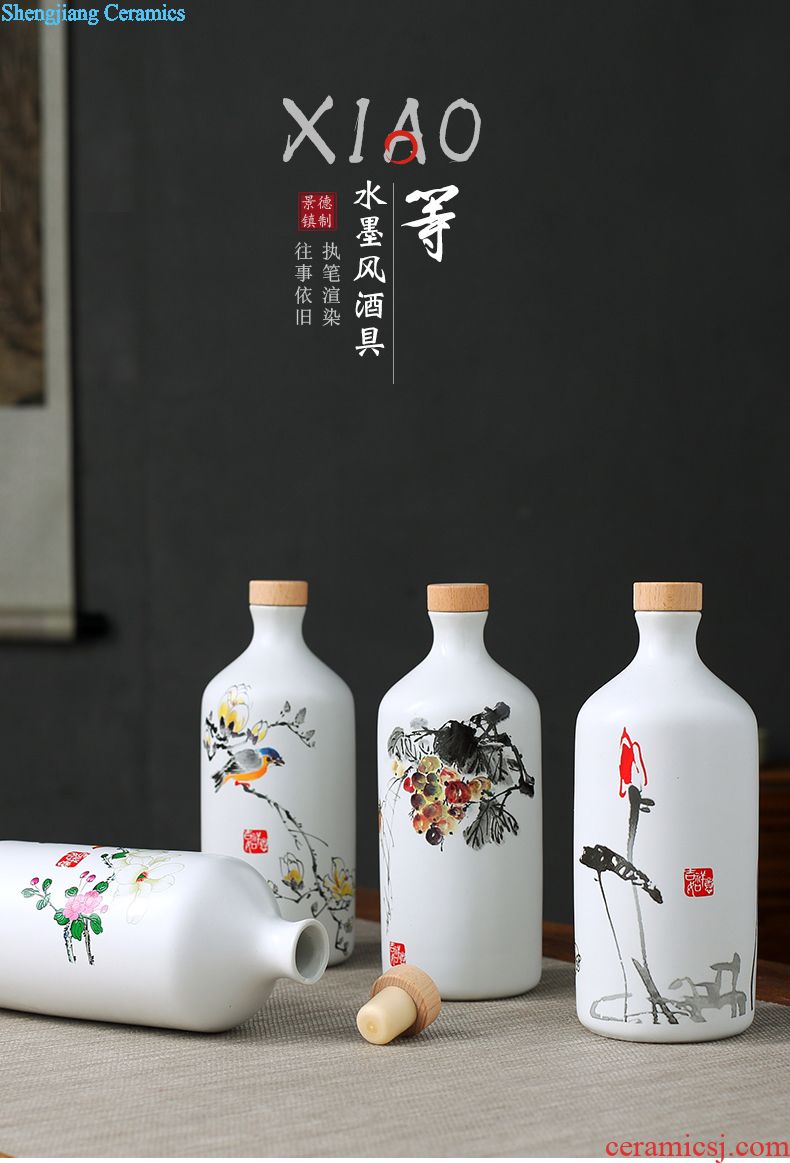 Jingdezhen ceramic jar sealing it home 50 pounds ten leading bubble jars archaize liquor bottle pot pot