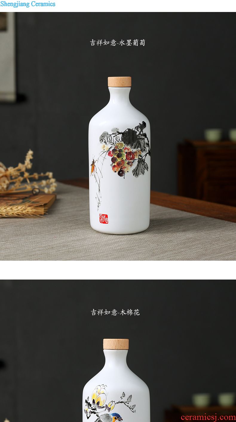 Jingdezhen ceramic jar sealing it home 50 pounds ten leading bubble jars archaize liquor bottle pot pot