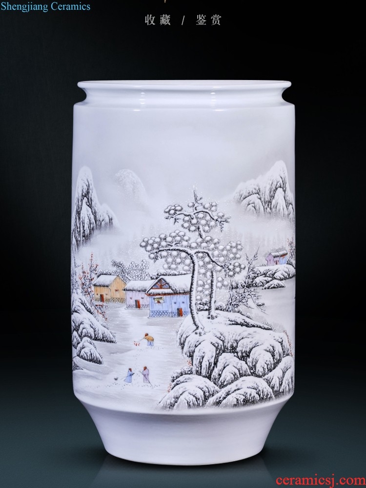 Hand-painted porcelain of jingdezhen ceramics large vases, Chinese style is contemporary and contracted sitting room sofa bedroom adornment furnishing articles