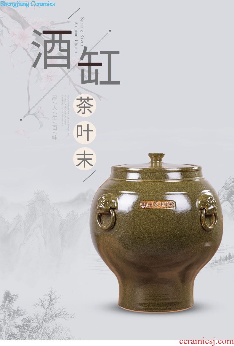 Jingdezhen TaoYang water lily porcelain basin water furnishing articles furnishing articles of handicraft feng shui turtle cylinder tank water is shallow