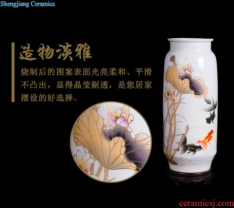 Blue and white porcelain of jingdezhen ceramics seal storage tank large general storage jar China snacks dry goods