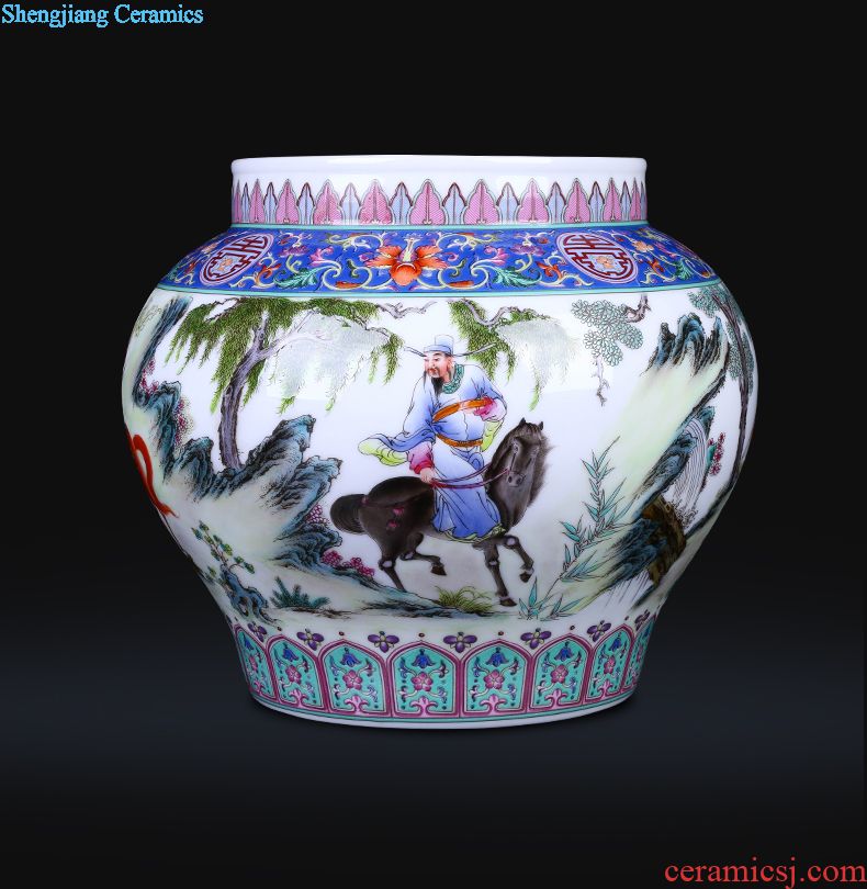 Archaize furnishing articles furnishing articles porcelain of jingdezhen ceramics crafts antique porcelain Chinese style new Chinese blue and white porcelain vase