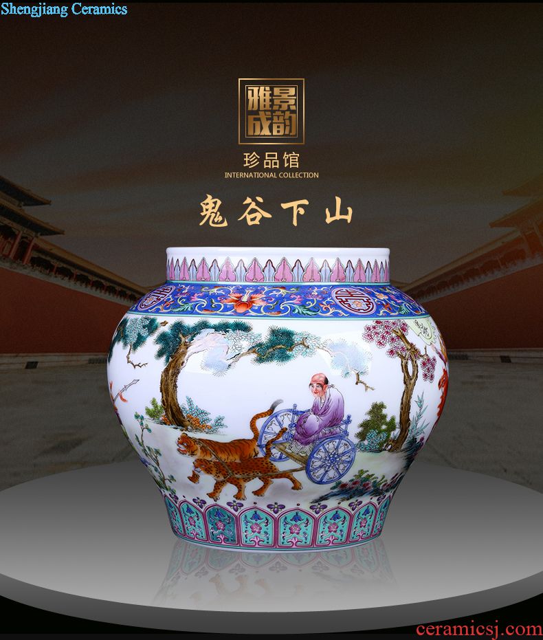 Archaize furnishing articles furnishing articles porcelain of jingdezhen ceramics crafts antique porcelain Chinese style new Chinese blue and white porcelain vase