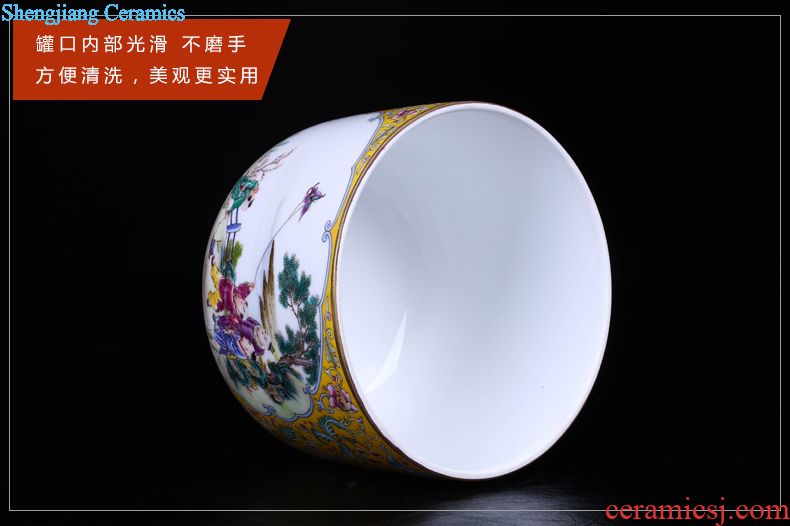Jingdezhen ceramics hollow-out three-piece vase sitting room of Chinese style of modern TV ark furnishing articles home decoration