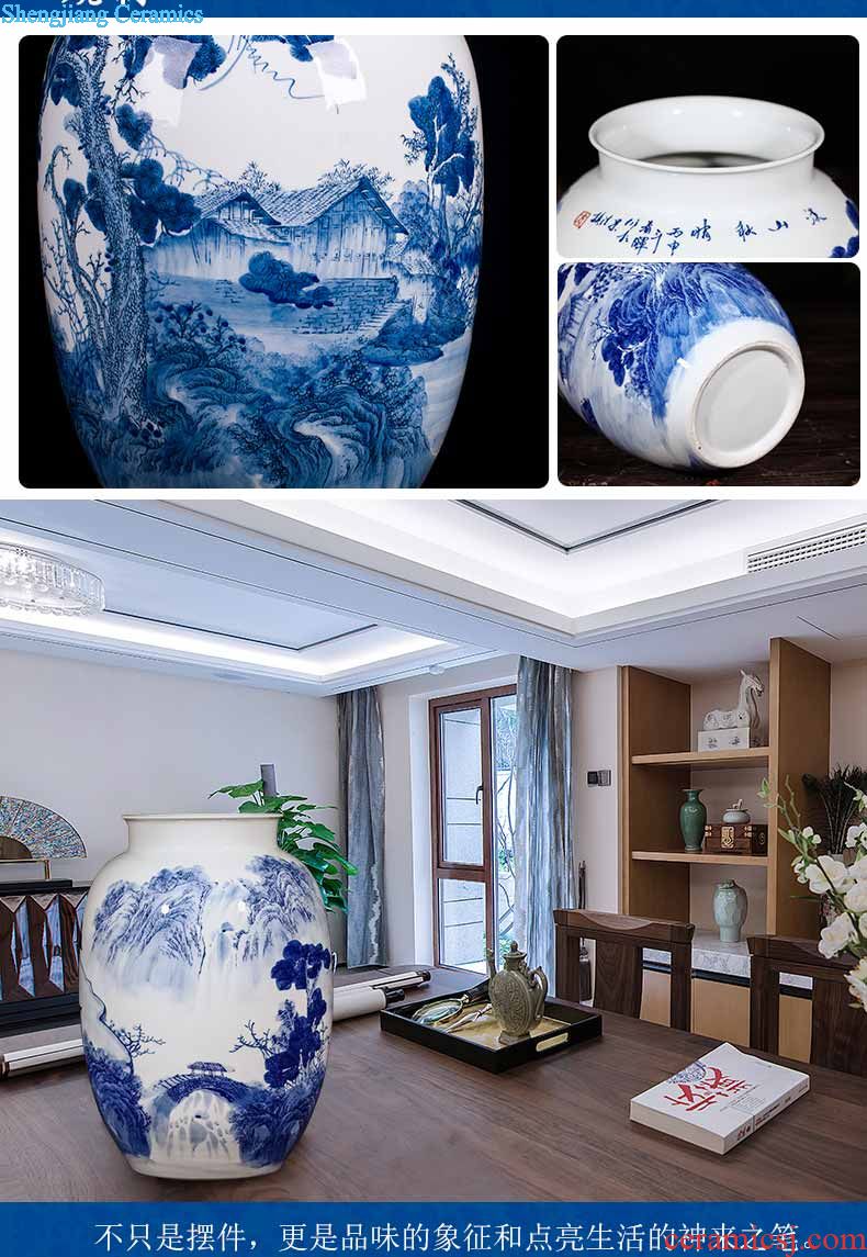 Jingdezhen ceramics porcelain stool teahouse tea house furnishing articles household adornment tea drum stool ornaments