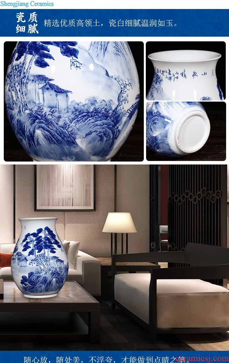 Jingdezhen ceramics porcelain stool teahouse tea house furnishing articles household adornment tea drum stool ornaments