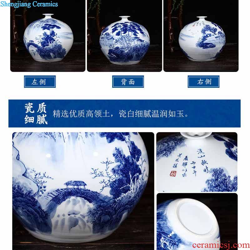 Jingdezhen ceramics porcelain stool teahouse tea house furnishing articles household adornment tea drum stool ornaments