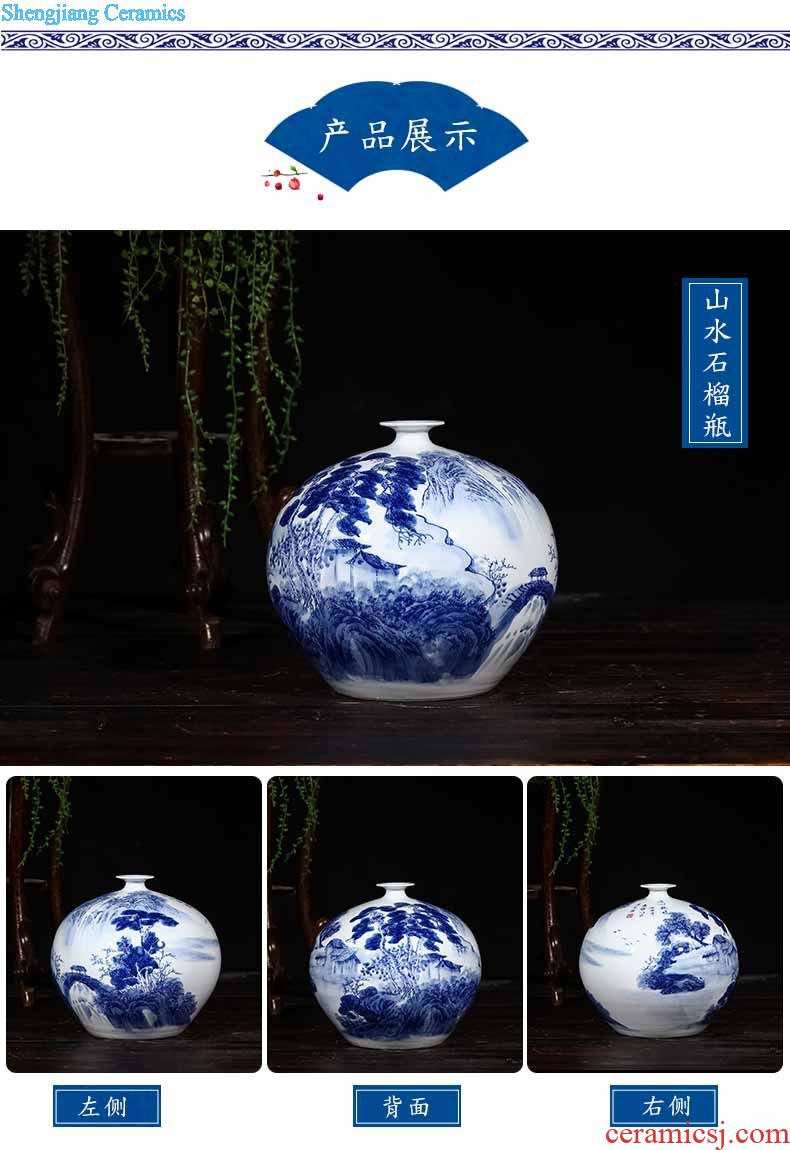 Jingdezhen ceramics porcelain stool teahouse tea house furnishing articles household adornment tea drum stool ornaments