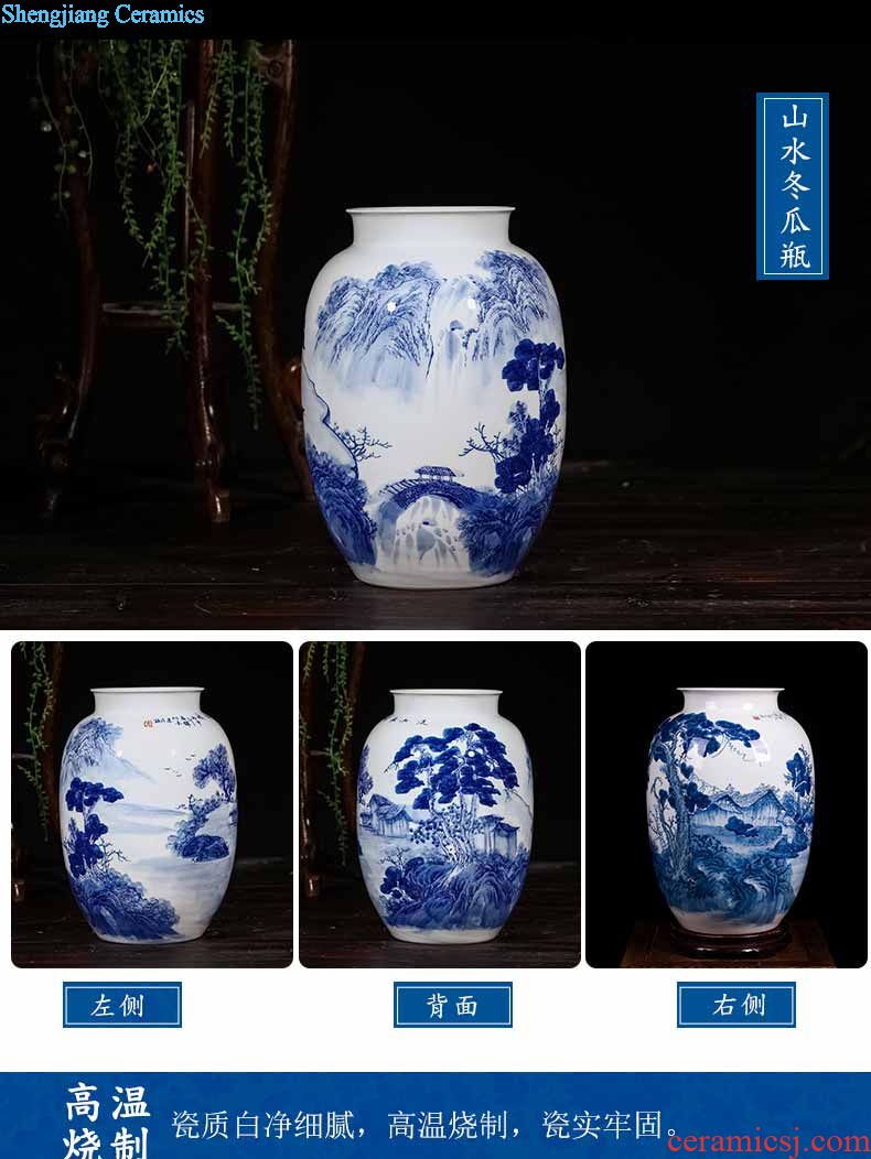 Jingdezhen ceramics porcelain stool teahouse tea house furnishing articles household adornment tea drum stool ornaments