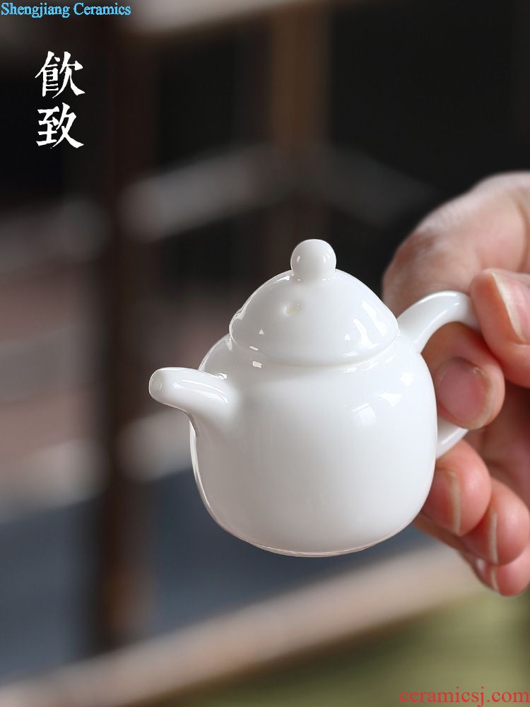 Drink to sweet white glazed sample tea cup small ceramic cups kung fu tea tasting cup white porcelain tea cups personal list