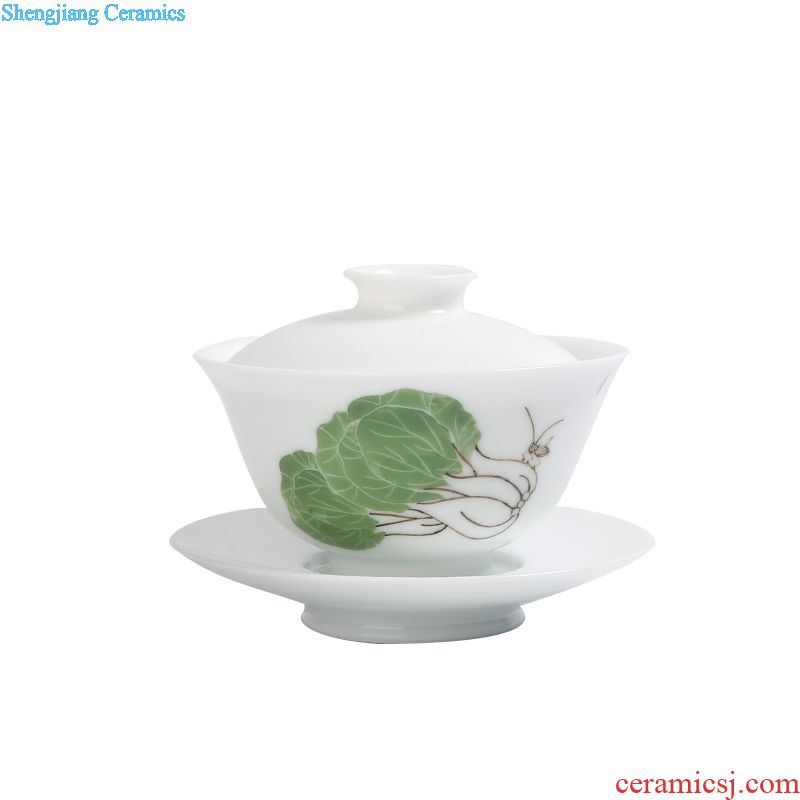 Three frequently hall your kiln cups Sample tea cup personal jingdezhen ceramics slicing can raise master cup single cup S44008