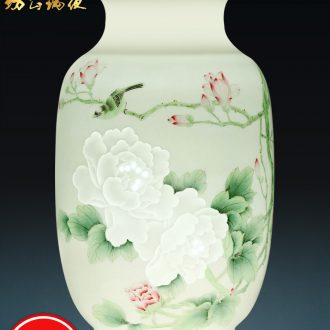 Jingdezhen hand-painted vases, flower arranging new Chinese style household ceramics handicraft sitting room porch ark adornment furnishing articles