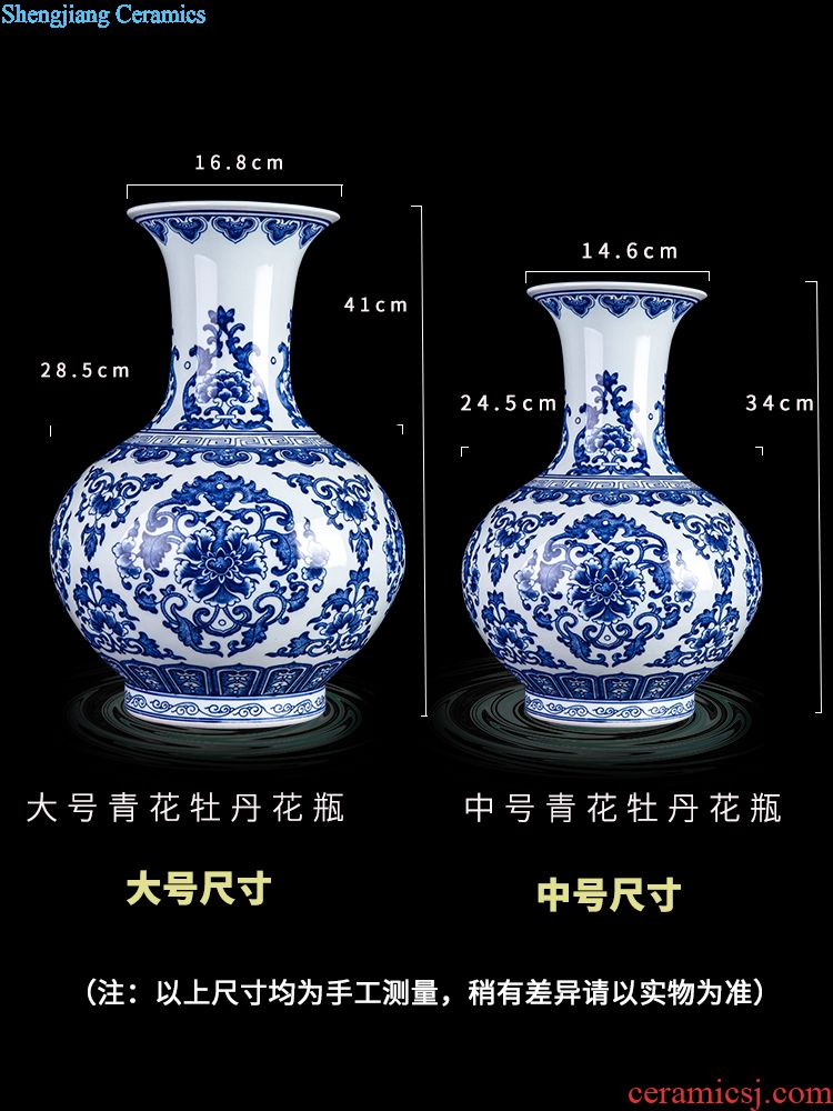 Jingdezhen ceramic large crack open a piece of writing brush washer kung fu suit antique tea wash tank crafts