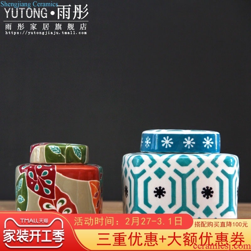 Contemporary and contracted Europe type of jingdezhen ceramics of large vases, soft furnishing articles sitting room adornment flower POTS