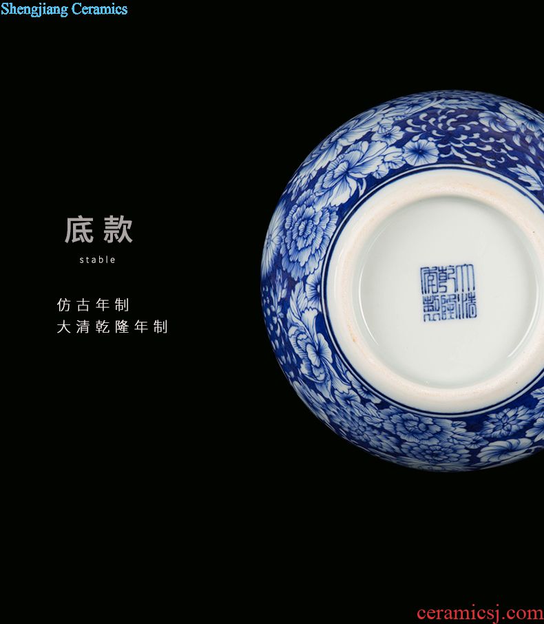 Jingdezhen ceramics pu 'er tea pot seal small POTS home tea box empty box and POTS