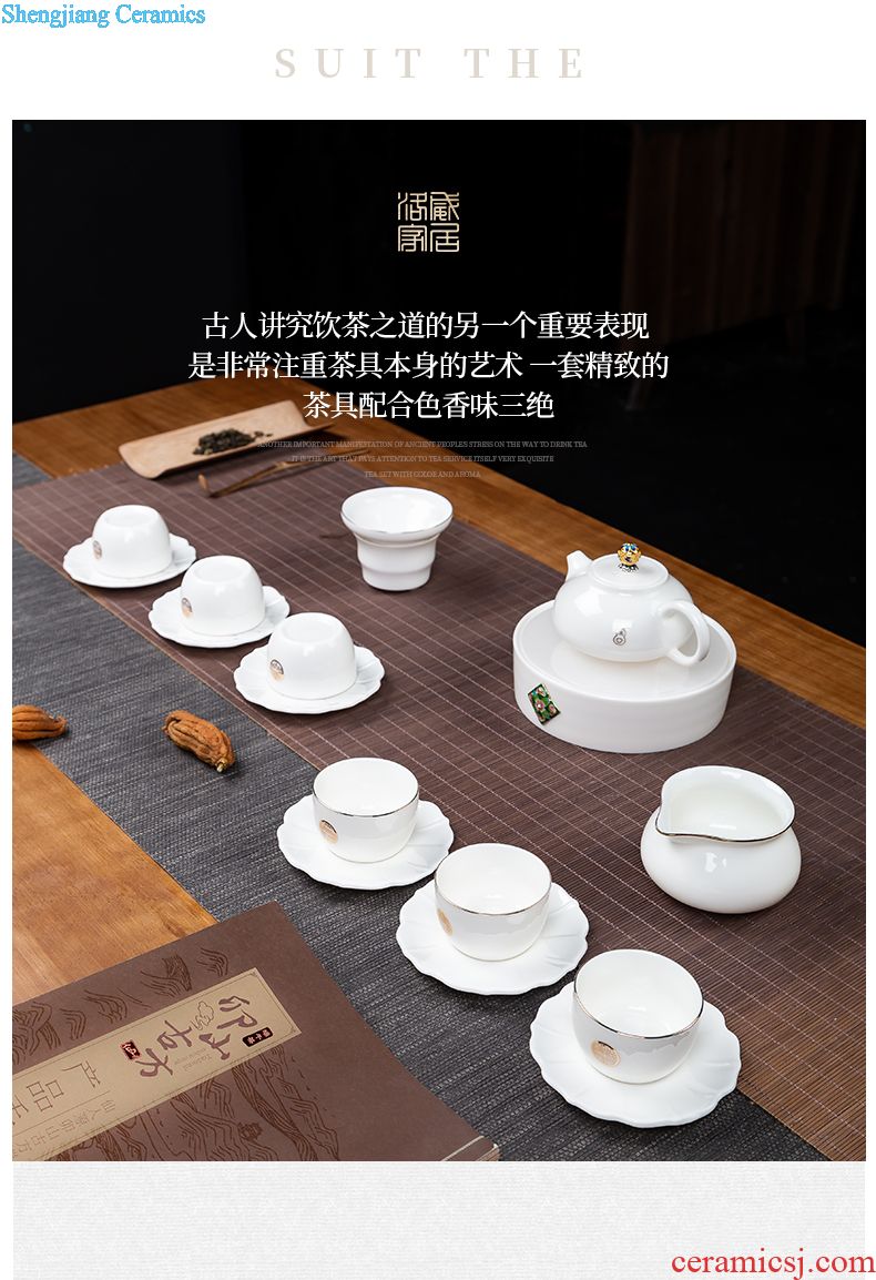 Jingdezhen tableware suit American dishes suit Creative household ceramic bowl european-style bone porcelain bowl chopsticks plate