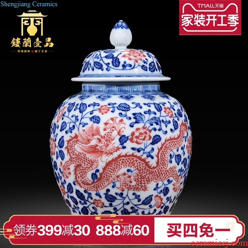 Jingdezhen ceramics powder enamel handpainted adornment, hang a picture of the great porcelain plate Chinese style household sitting room background wall furnishing articles