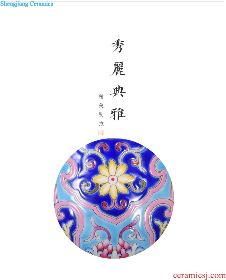 Jingdezhen pure manual ji blue paint pot bearing tea tray dry hand wrapped bubble machine branch lines kung fu tea tea accessories