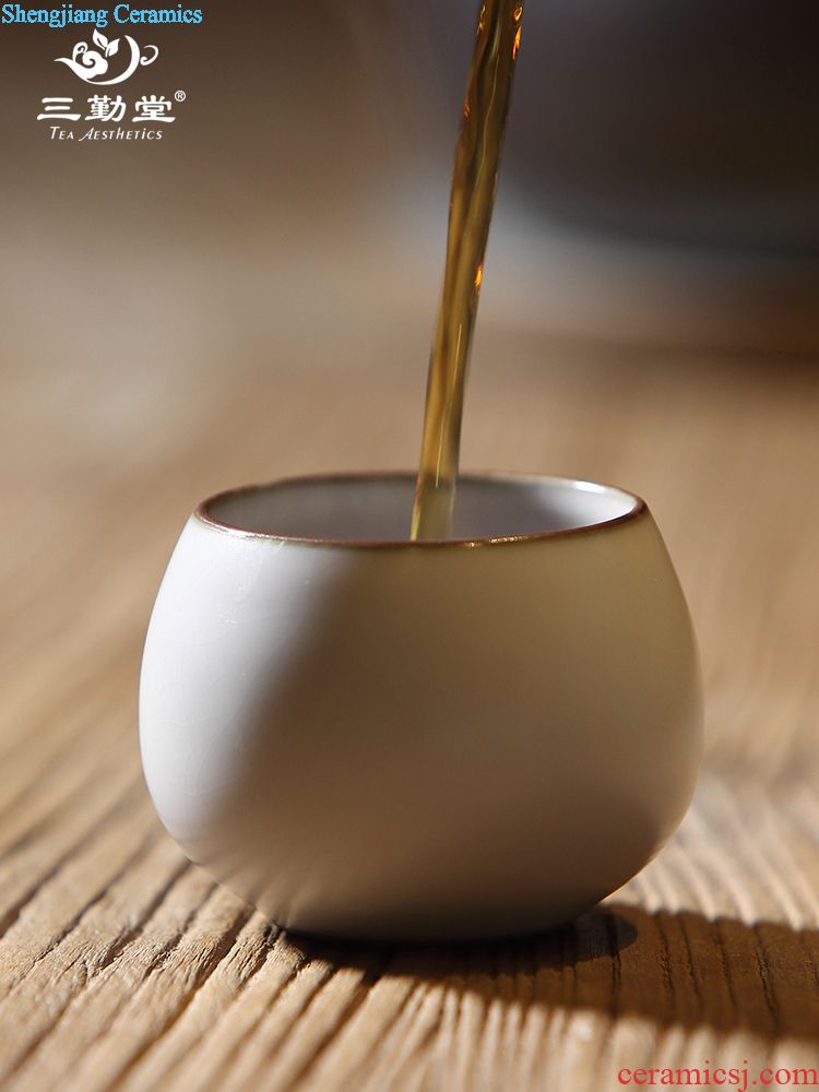 Your kiln hand grasp three frequently hall pot of tea set jingdezhen ceramic kung fu tea set of portable travel TZS252