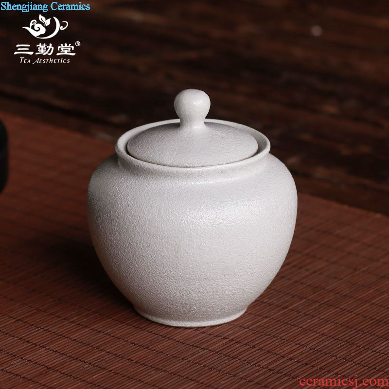 Kung fu tea cup sample tea cup of jingdezhen ceramic hand-painted noggin three frequently hall celadon kwai disc set of cups
