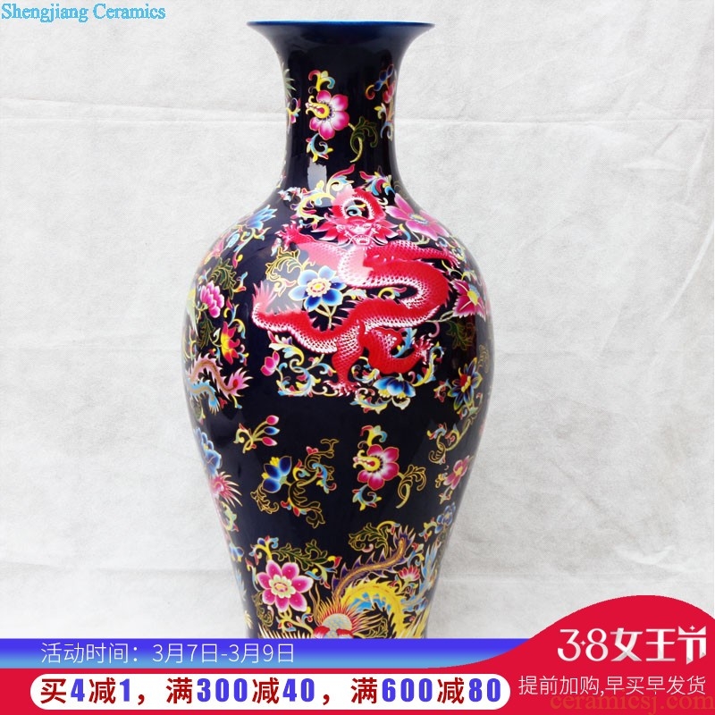 Aj34 jingdezhen ceramics in extremely good fortune of large vases, home sitting room adornment is placed new home decoration