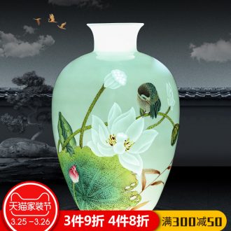 Jingdezhen ceramics antique blue-and-white youligong many children f vases, flower arranging Chinese sitting room adornment is placed