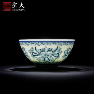 The large ceramic three tureen hand-painted color ink black dragon tea bowl of jingdezhen all hand kung fu tea set at sea