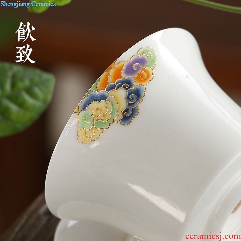 Drink to Jingdezhen secret glaze ceramic bowl of salad bowl noodle soup bowl jobs fine pottery Japanese cuisine tableware feeder