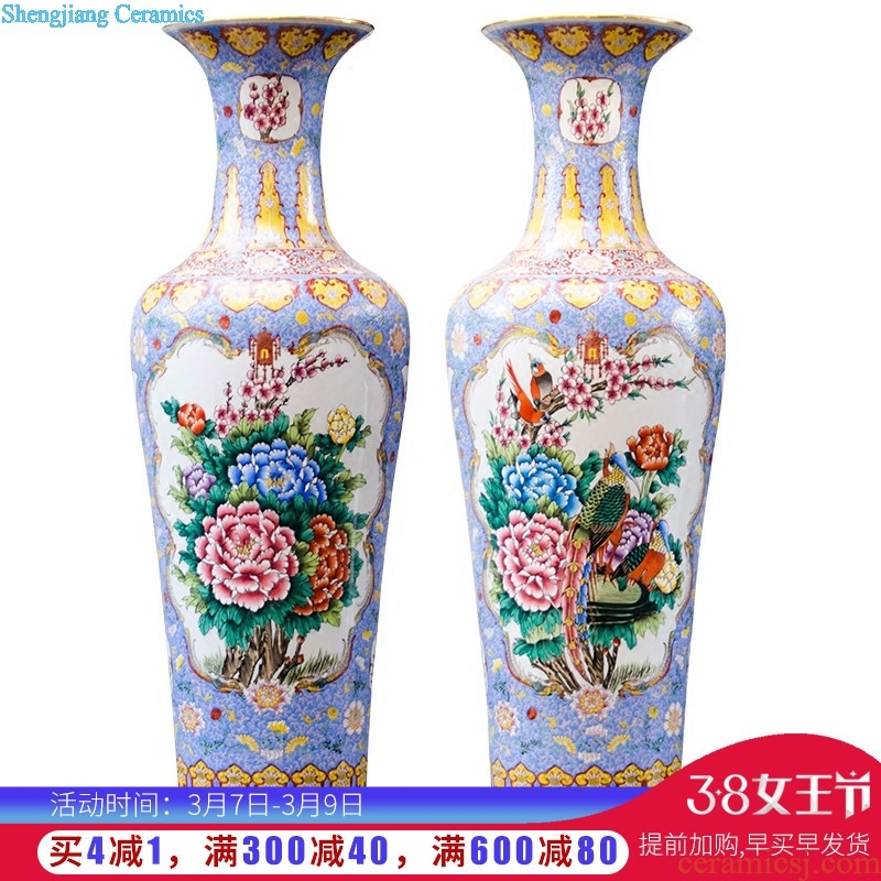 Sf3 jingdezhen ceramics of large vase archaize hand-carved yueyang remember sitting room adornment is placed