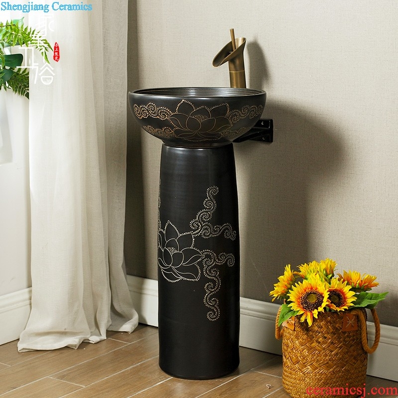 M beautiful stage basin of jingdezhen ceramic lavabo that defend bath lavatory basin art basin Wing flowers