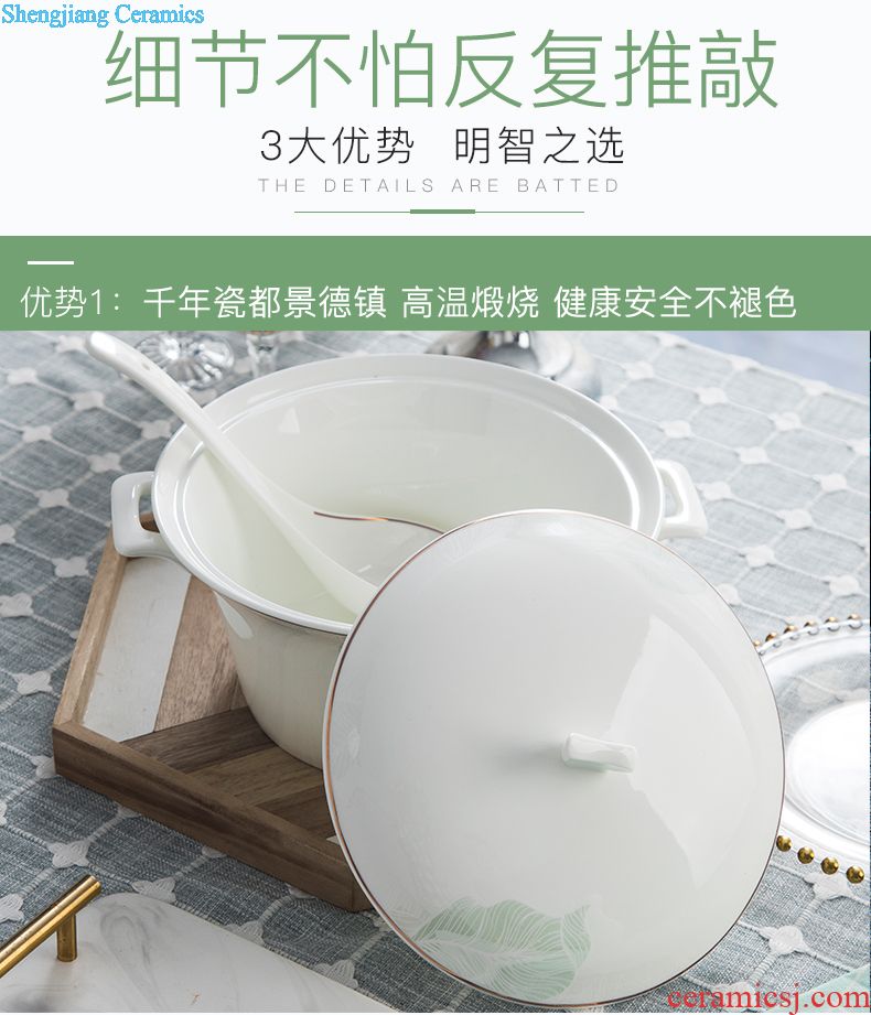 Jingdezhen tea tea set personality home tea coffee supporting bone porcelain tableware tea gifts