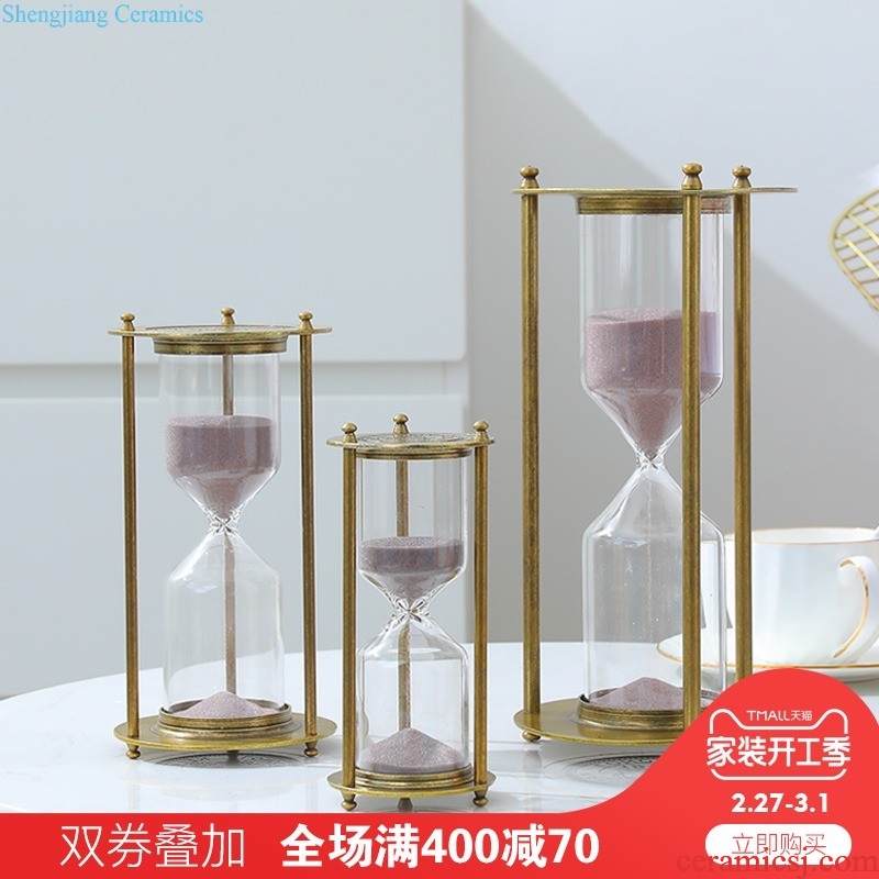 The modern ceramic vase furnishing articles arranging flowers artificial flowers sitting room TV ark sitting room adornment is placed dry flower vase