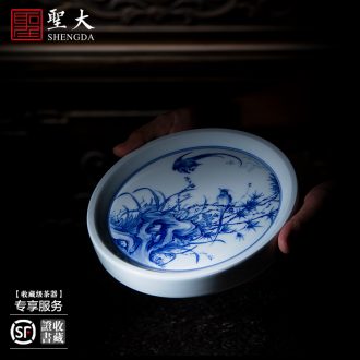 Holy big ceramic pot bearing antique hand-painted porcelain YunFeng dry tea all hand jingdezhen tea tea ceremony with zero