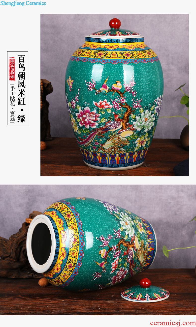 Jingdezhen ceramic hand-painted Japanese hot temperature wine pot clear wine set 6 piece warm wine hip suit can bring gift boxes