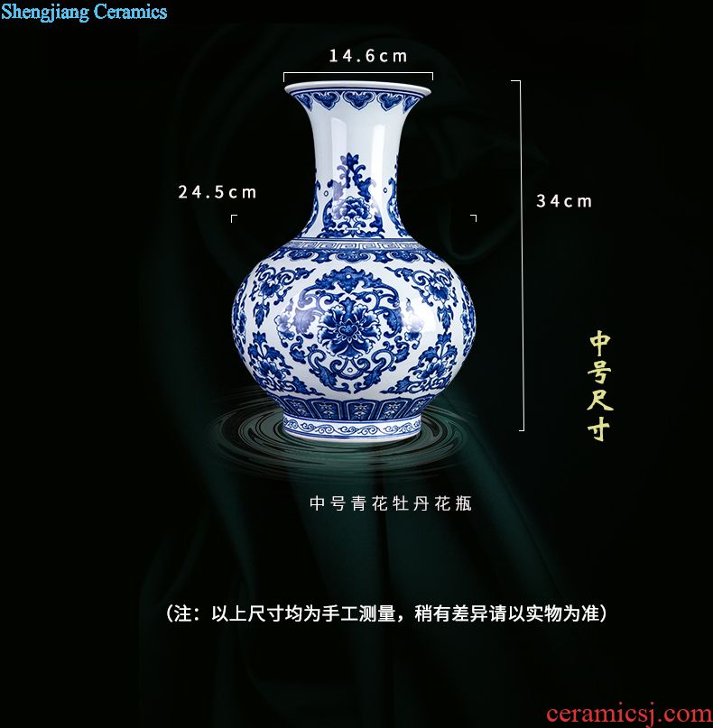 Jingdezhen ceramic large crack open a piece of writing brush washer kung fu suit antique tea wash tank crafts