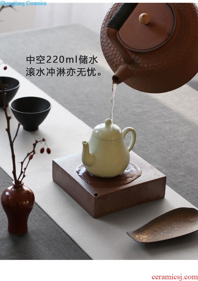 Drink to creative white porcelain tea strainer jade porcelain filtering network frame ceramic) kung fu tea tea ceremony of spare parts