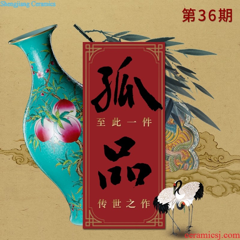Better sealed kiln porcelain of jingdezhen ceramics flower vase antique Chinese style restoring ancient ways furnishing articles home small craft