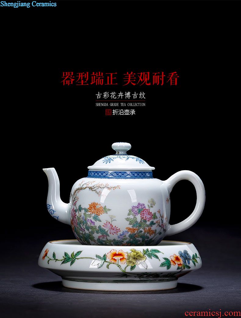 St large blue and white bek owner teacups hand-painted ceramic kungfu cup sample tea cup single cups of jingdezhen tea service