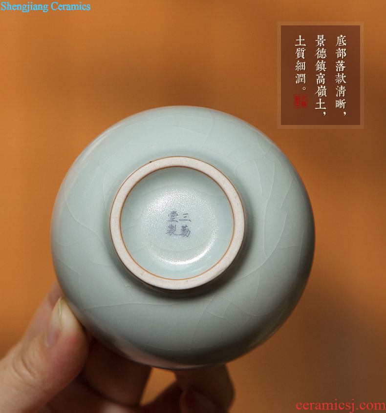 Three frequently your kiln glaze kung fu tea set # 10 set of jingdezhen tea service of a complete set of tea cups xi shi head tea pot