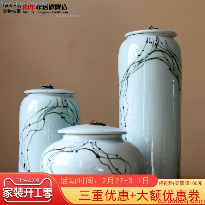 Rain tong home | jingdezhen ceramics craft exquisite originality pig lovely father and son/girl sweet home furnishing articles