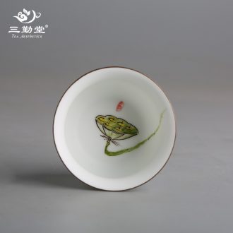 The three frequently caddy jingdezhen kiln ceramic tea set mini POTS sealed S51049 portable travel