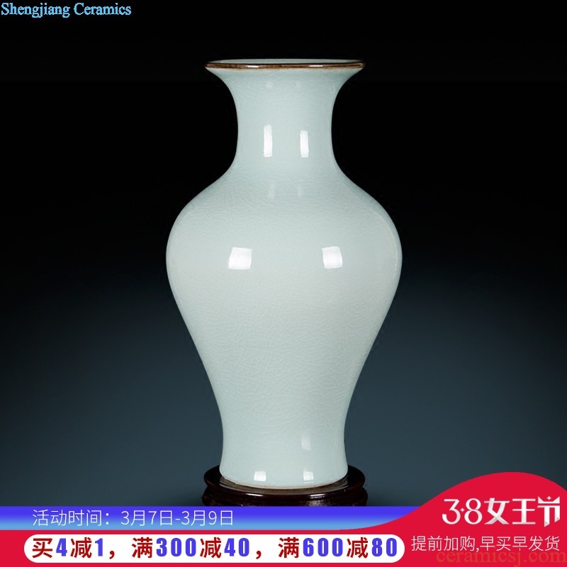 Jingdezhen ceramics vases, flower arranging place of the sitting room of Chinese style household wine rich ancient frame porch decoration decoration