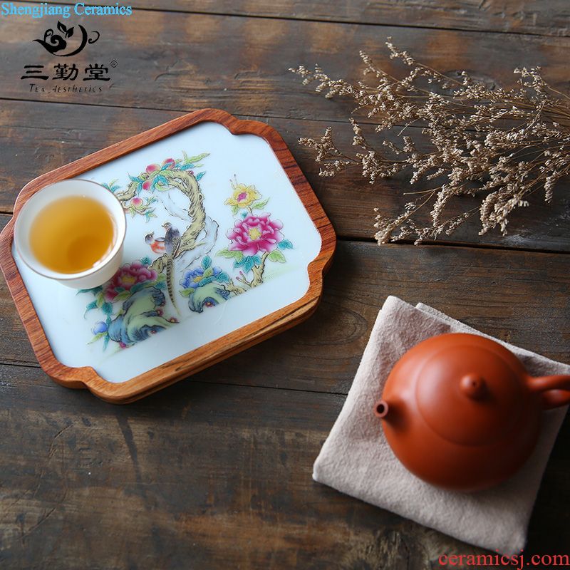 Three frequently masters cup Small cups of jingdezhen ceramic tea set kung fu all sectors to gain sample tea cup white porcelain cups