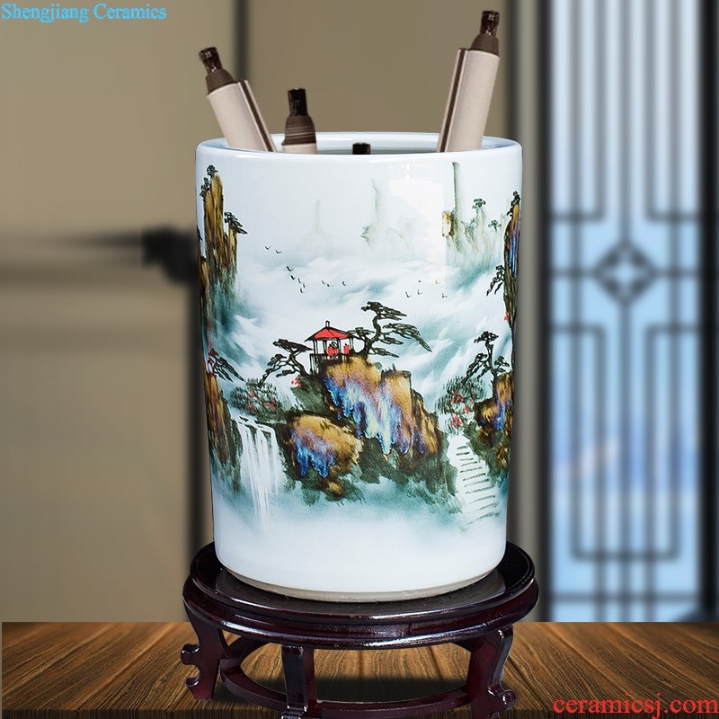 Jingdezhen ceramic hand-painted landing big vase for years for home furnishing articles hotel lobby decoration gb0 sitting room