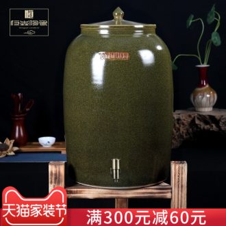 Jingdezhen ceramic bottle jars 1 catty 3 kg 5 jins of 10 jins liquor bubble bottle jars bottle jars hip flask