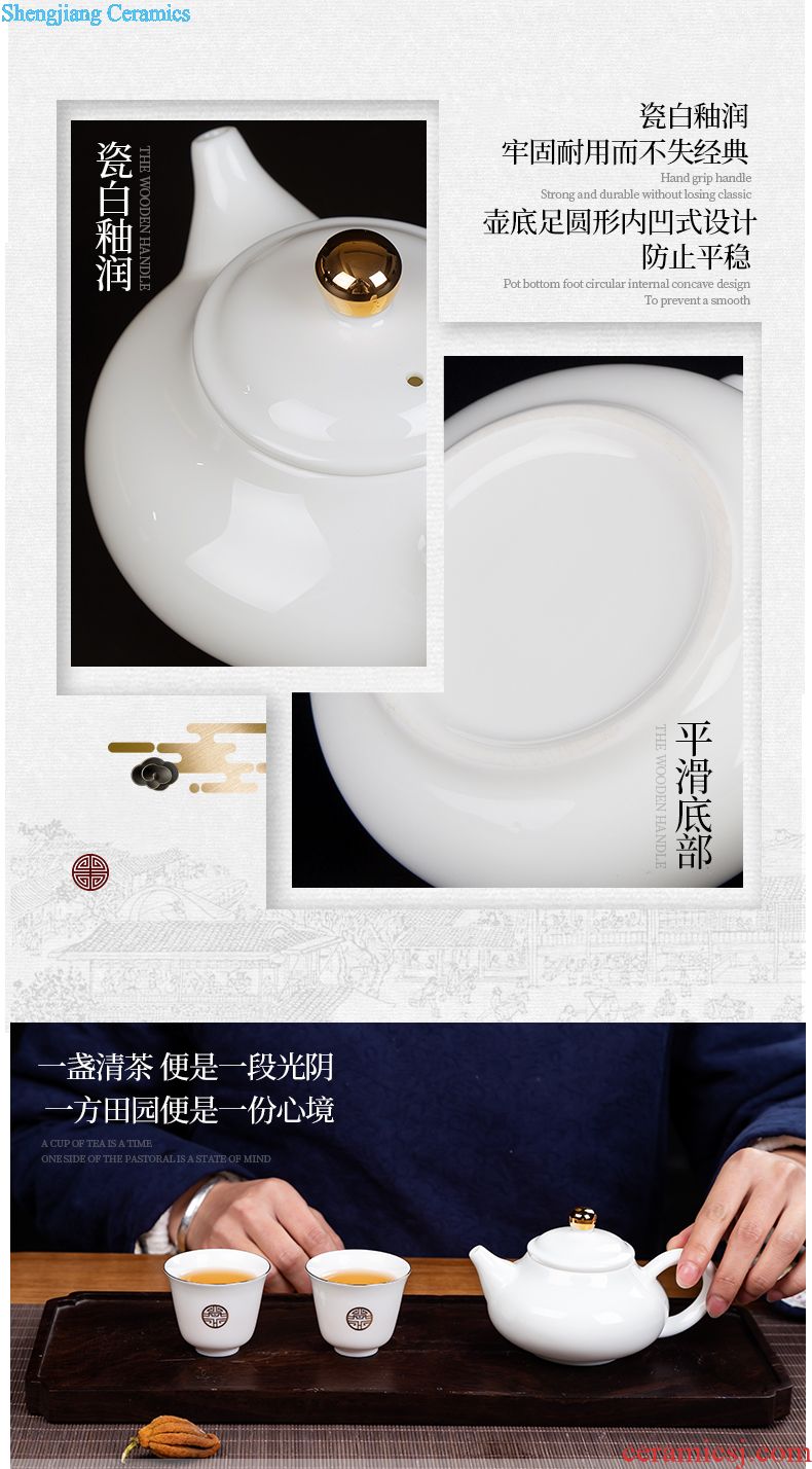 Blower, kung fu tea sets jingdezhen ceramic tea set home office make tea, Chinese teapot teacup set