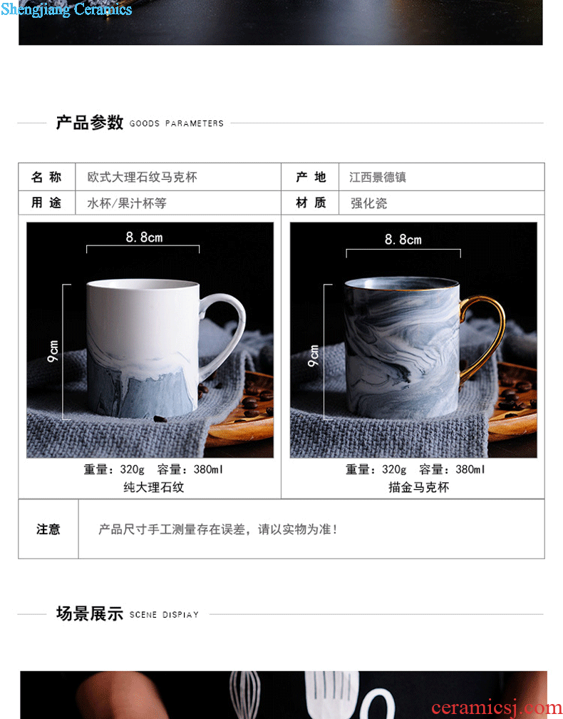 High-grade paint ceramic cup tea tea set British red cup of coffee cups and saucers suit Europe type