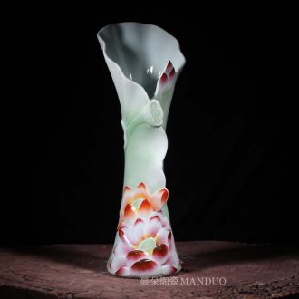 Jingdezhen xiantao bats mei bottle gourd porcelain porcelain vase elegant antique porcelain vase