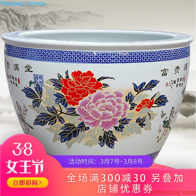 Jingdezhen ceramic flower vases sitting room 179 modern home decoration Mesa decoration handicraft furnishing articles